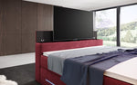 Lade das Bild in den Galerie-Viewer, Boxspringbett Neptun mit TV Lift LED RGB Beleuchtung 9 Größen 7 Farben
