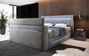 Boxspringbett Neptun mit TV Lift LED RGB Beleuchtung 9 Größen 7 Farben