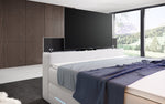 Lade das Bild in den Galerie-Viewer, Boxspringbett Neptun mit TV Lift LED RGB Beleuchtung 9 Größen 7 Farben
