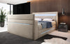 Boxspringbett Neptun mit TV Lift LED RGB Beleuchtung 9 Größen 7 Farben
