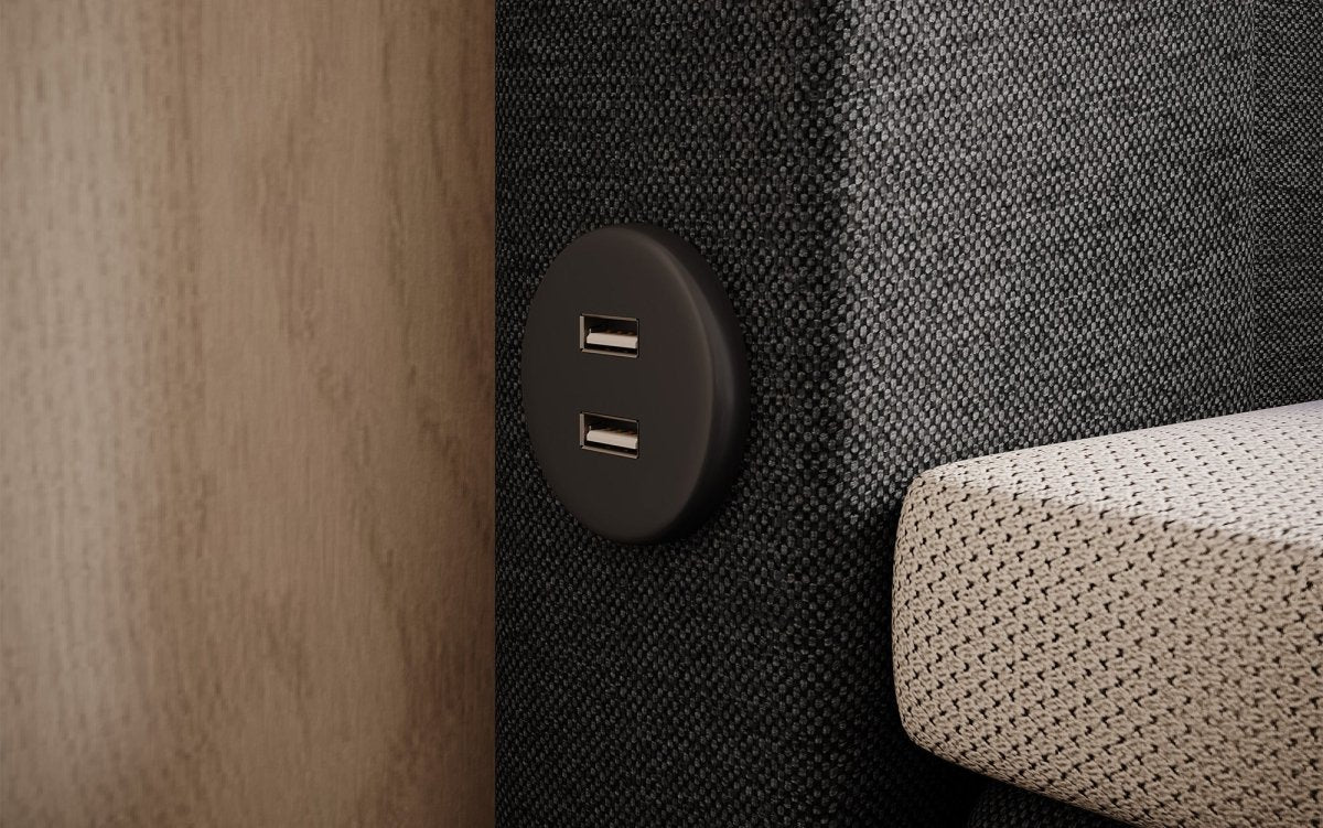 Exklusives Boxspringbett Nera: LED, USB, Stauraum – Ihr Schlafparadies