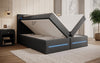 Exklusives Boxspringbett Nera: LED, USB, Stauraum – Ihr Schlafparadies