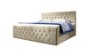 Luxuriöses Boxspringbett Nobile mit Strass, Stauraum und Optimalem Schlafkomfort