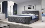 Lade das Bild in den Galerie-Viewer, Luxuriöses Boxspringbett Nobile mit Strass, Stauraum und Optimalem Schlafkomfort
