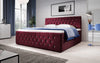 Luxuriöses Boxspringbett Nobile mit Strass, Stauraum und Optimalem Schlafkomfort