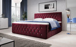 Lade das Bild in den Galerie-Viewer, Luxuriöses Boxspringbett Nobile mit Strass, Stauraum und Optimalem Schlafkomfort
