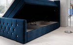 Lade das Bild in den Galerie-Viewer, Luxuriöses Boxspringbett Nobile mit Strass, Stauraum und Optimalem Schlafkomfort
