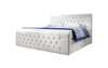 Luxuriöses Boxspringbett Nobile mit Strass, Stauraum und Optimalem Schlafkomfort