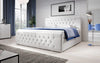 Luxuriöses Boxspringbett Nobile mit Strass, Stauraum und Optimalem Schlafkomfort