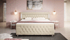 Luxus Boxspringbett Paradise: LED, USB, Samt-Designbett mit Füßen für Komfort
