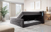 Luxuriöses Boxspringbett Queen mit integrierter LED-Beleuchtung, USB-Anschluss und praktischem Stauraum