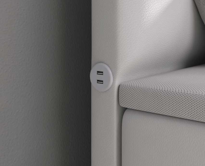 Luxuriöses Repos Boxspringbett: Modernes Schlafsystem mit LED & USB-Anschluss