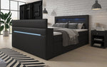 Lade das Bild in den Galerie-Viewer, Luxuriöses Boxspringbett Repos: Integrierter TV-Lift, USB &amp; LED Beleuchtung
