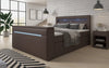 Luxuriöses Boxspringbett Repos: Integrierter TV-Lift, USB & LED Beleuchtung