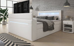 Lade das Bild in den Galerie-Viewer, Luxuriöses Boxspringbett Repos: Integrierter TV-Lift, USB &amp; LED Beleuchtung
