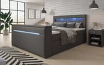Lade das Bild in den Galerie-Viewer, Luxuriöses Boxspringbett Repos: Integrierter TV-Lift, USB &amp; LED Beleuchtung
