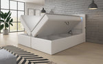 Lade das Bild in den Galerie-Viewer, Reposito Boxspringbett: Ergonomischer Schlaf, Integrierte LED, USB, Großer Stauraum
