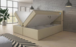 Lade das Bild in den Galerie-Viewer, Reposito Boxspringbett: Ergonomischer Schlaf, Integrierte LED, USB, Großer Stauraum
