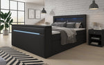 Lade das Bild in den Galerie-Viewer, Reposito Boxspringbett: TV-Lift, USB, LED, Stauraum – Luxuriöser Schlafkomfort für Ihr Zuhause
