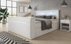 Rinori Luxus Boxspringbett mit TV-Lift, USB, LED-Beleuchtung und Stauraum