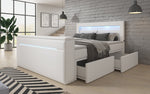 Lade das Bild in den Galerie-Viewer, Rinori Luxus Boxspringbett mit TV-Lift, USB, LED-Beleuchtung und Stauraum
