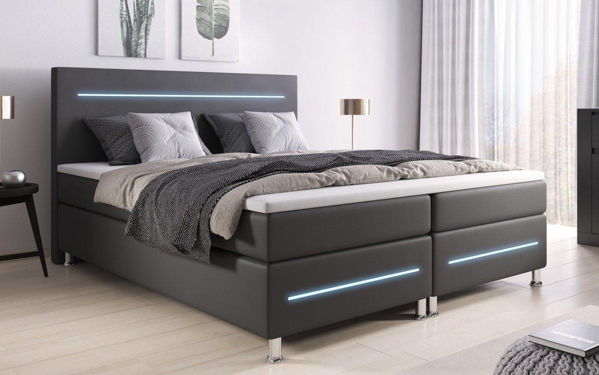 Luxuriöses Boxspringbett Sejour mit LED-Beleuchtung: Komfort und Stil für Ihr Schlafzimmer