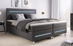 Lade das Bild in den Galerie-Viewer, Luxuriöses Boxspringbett Sejour mit LED-Beleuchtung: Komfort und Stil für Ihr Schlafzimmer
