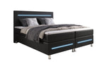 Lade das Bild in den Galerie-Viewer, Luxuriöses Boxspringbett Sejour mit LED-Beleuchtung: Komfort und Stil für Ihr Schlafzimmer
