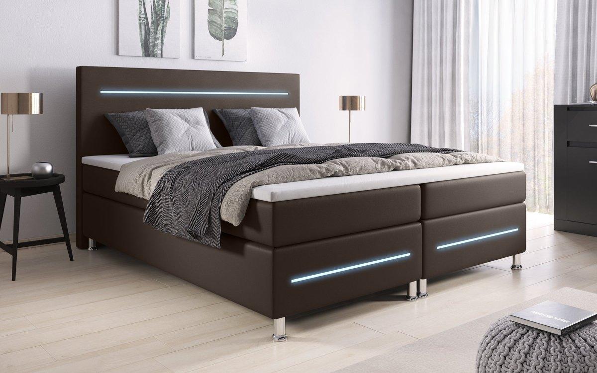 Luxuriöses Boxspringbett Sejour mit LED-Beleuchtung: Komfort und Stil für Ihr Schlafzimmer