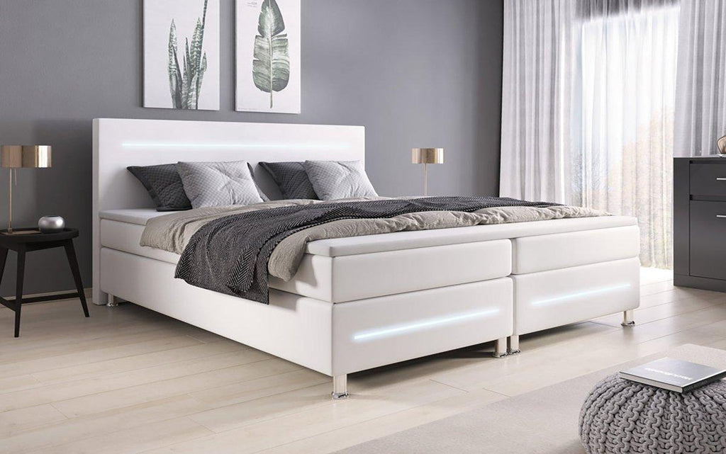 Luxuriöses Boxspringbett Sejour mit LED-Beleuchtung: Komfort und Stil für Ihr Schlafzimmer