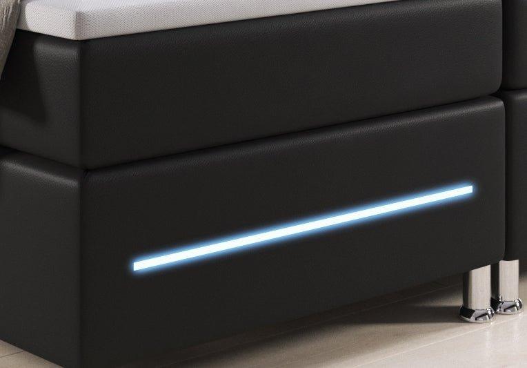 Luxuriöses Boxspringbett Sejour mit LED-Beleuchtung: Komfort und Stil für Ihr Schlafzimmer
