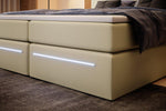 Lade das Bild in den Galerie-Viewer, Luxuriöses Boxspringbett Sejour: Komfort mit LED-Beleuchtung und cleverem Stauraum
