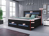 Luxuriöses Boxspringbett Sejour: Komfort mit LED-Beleuchtung und cleverem Stauraum