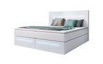 Lade das Bild in den Galerie-Viewer, Luxuriöses Boxspringbett Sejour: Komfort mit LED-Beleuchtung und cleverem Stauraum
