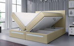 Lade das Bild in den Galerie-Viewer, Luxuriöses Boxspringbett Sejour: Komfort mit LED-Beleuchtung und cleverem Stauraum
