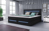 Luxuriöses Boxspringbett Sejour: Komfort mit LED-Beleuchtung und cleverem Stauraum