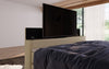 Luxus Boxspringbett Sejour: TV-Lift, RGB-Beleuchtung & Stauraum für modernen Schlafkomfort