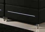 Lade das Bild in den Galerie-Viewer, Luxuriöses Boxspringbett Simple mit LED – Stoffbezug für Komfort &amp; Stil
