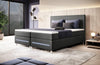 Luxuriöses Boxspringbett Simple mit LED – Stoffbezug für Komfort & Stil