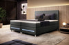 Luxuriöses Boxspringbett Simple mit LED – Stoffbezug für Komfort & Stil