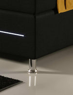 Lade das Bild in den Galerie-Viewer, Luxuriöses Boxspringbett Simple mit LED – Stoffbezug für Komfort &amp; Stil
