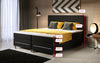 Luxuriöses Boxspringbett Simple mit LED – Stoffbezug für Komfort & Stil