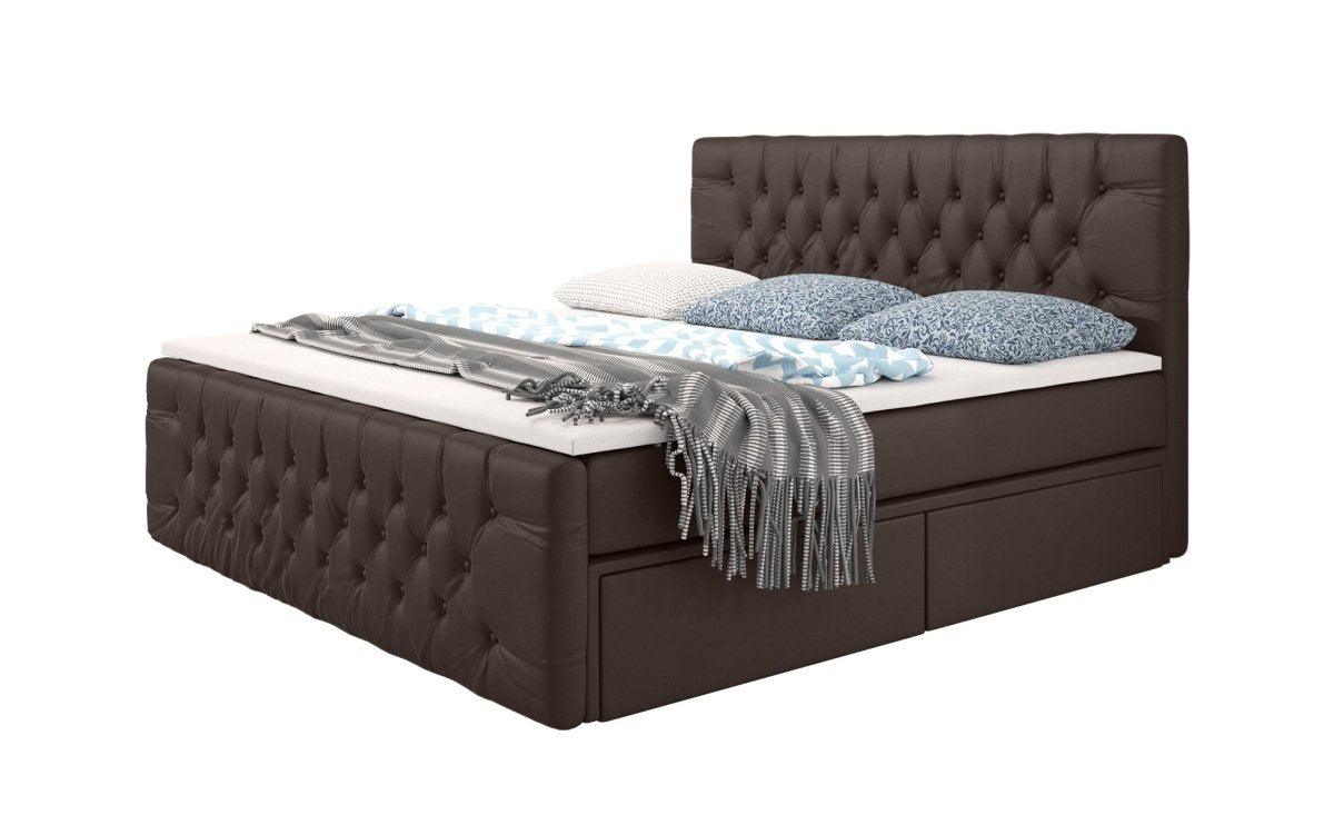 Sognare Boxspringbett mit Stauraum: Luxuriöser Schlaf, Praktische Ablage, Elegantes Kunstleder