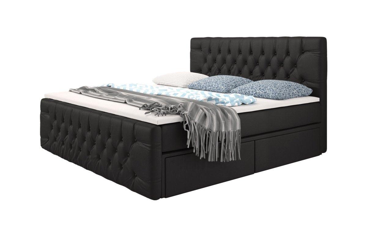 Sognare Boxspringbett mit Stauraum: Luxuriöser Schlaf, Praktische Ablage, Elegantes Kunstleder