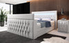 Luxuriöses Sonino Boxspringbett mit TV-Lift, RGB-Beleuchtung und Stauraum