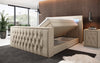 Luxuriöses Sonino Boxspringbett mit TV-Lift, RGB-Beleuchtung und Stauraum