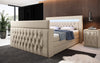 Luxuriöses Sonino Boxspringbett mit TV-Lift, RGB-Beleuchtung und Stauraum