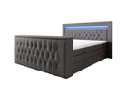 Lade das Bild in den Galerie-Viewer, Luxuriöses Sonino Boxspringbett mit TV-Lift, RGB-Beleuchtung und Stauraum
