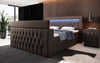 Luxuriöses Sonino Boxspringbett mit TV-Lift, RGB-Beleuchtung und Stauraum