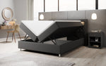 Lade das Bild in den Galerie-Viewer, Luxus Boxspringbett Tesero mit Integriertem Stauraum, USB-Ladeanschlüssen und RGB-LED-Beleuchtung
